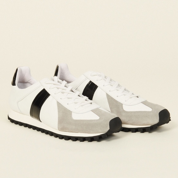 Running LEATHER TRAINERS - Picture 1 of 7